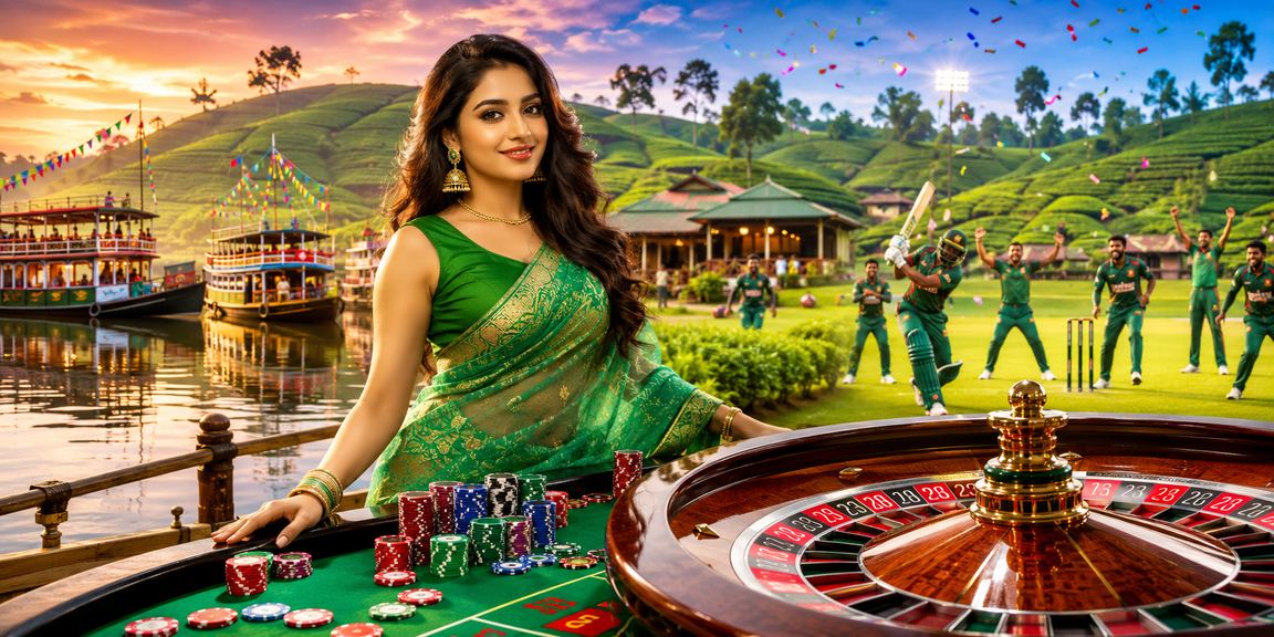 A Bangladeshi woman enjoying cricket betting in Sylhet